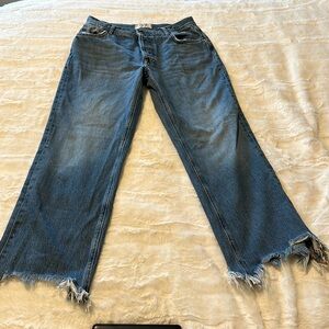 Free people wide leg jean 27